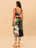 Load image into Gallery viewer, Midnight Macaw Fiesta Midi Skirt
