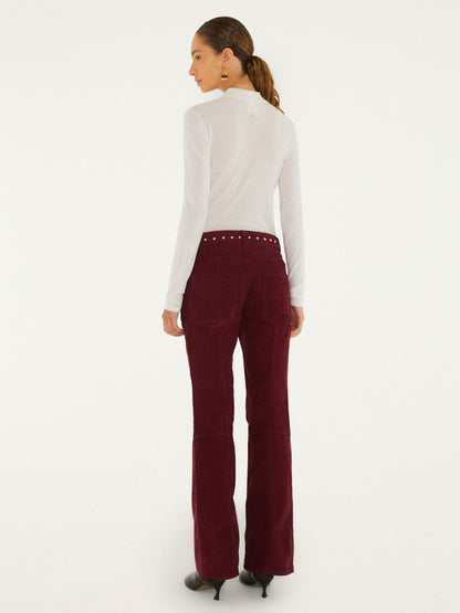 Farm Rio Studded Corduroy Trousers