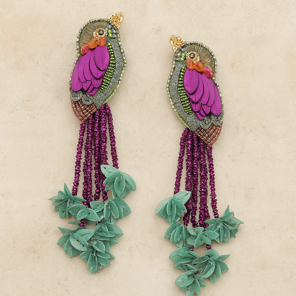 Kingfisher Earrings Sage