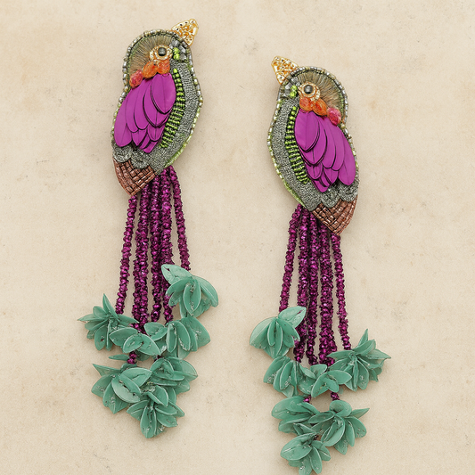 Kingfisher Earrings Sage