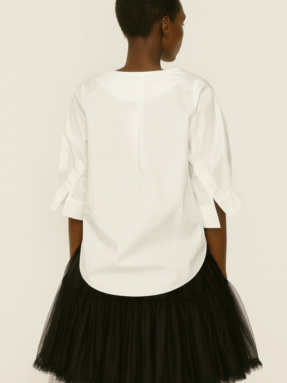 1/2 Sleeve Loose Shirt