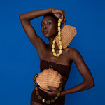 Load image into Gallery viewer, Blanca Wicker Clutch
