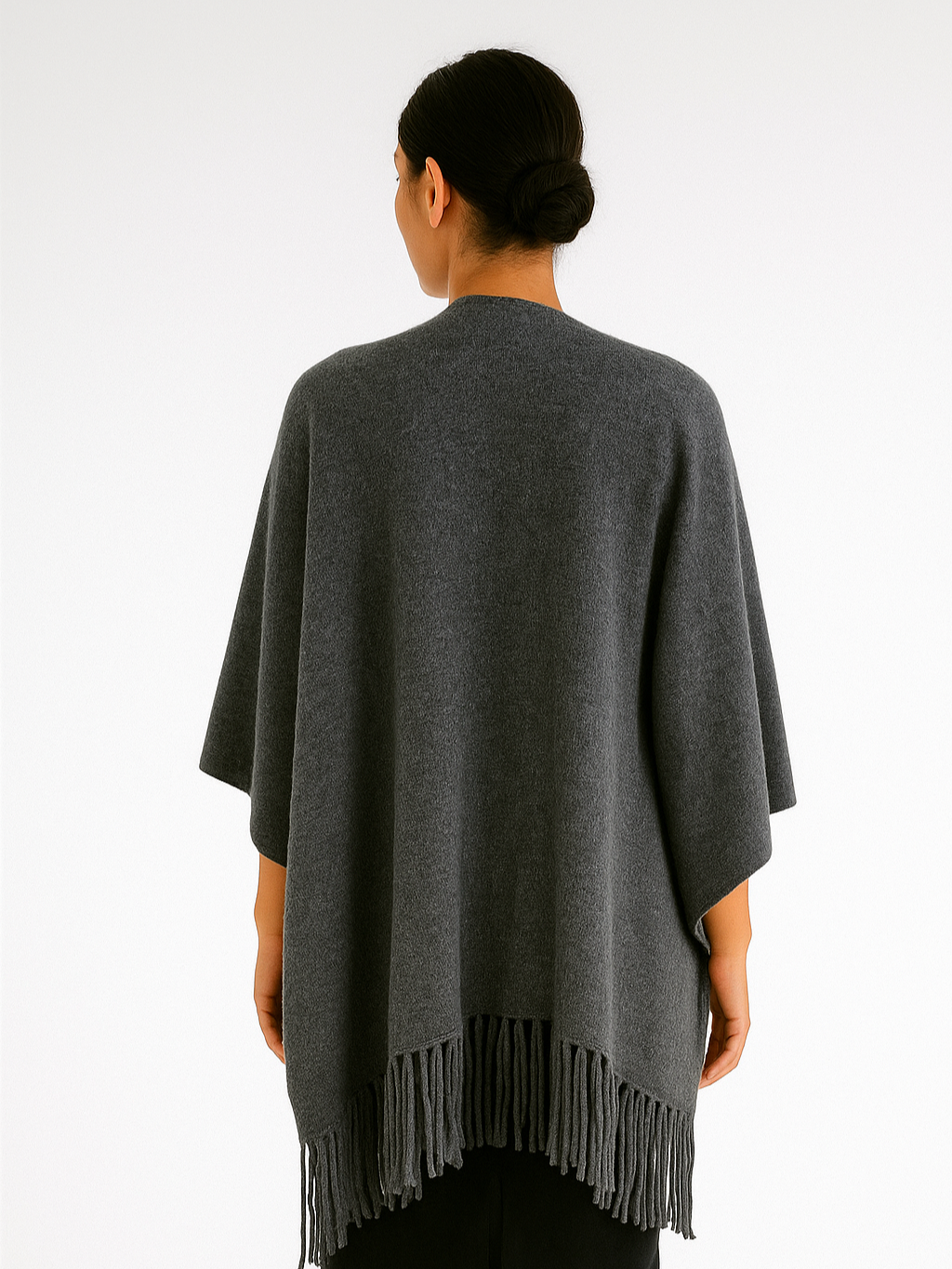 Cashmere poncho