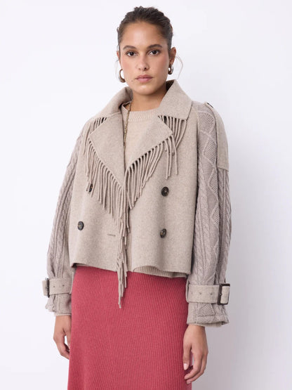 Kassia wool trench coat