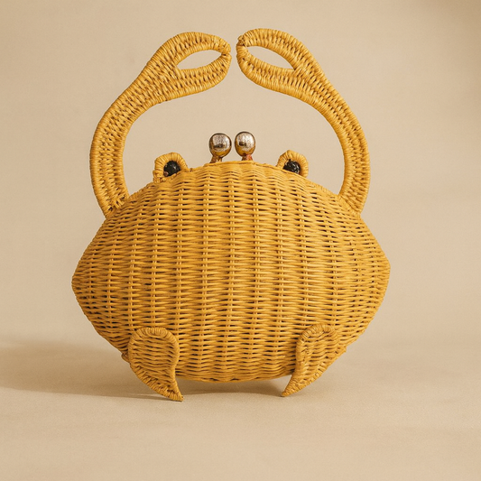 Crab Wicker Bag
