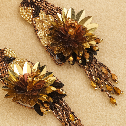 Parrot Earrings Bronze