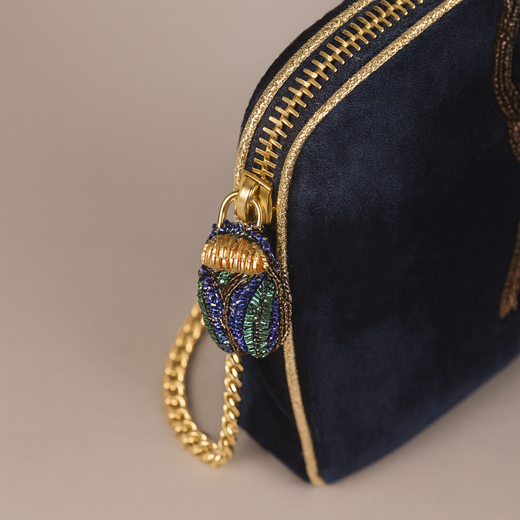Beetle Velvet Bag