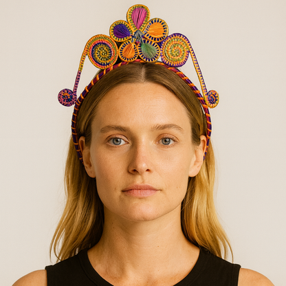 Straw Crown Headband