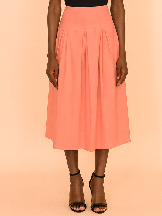 Poplin Yoke Skirt