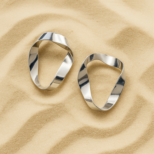 Onda Maxi Stud earrings