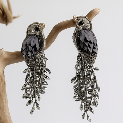 Kingfisher Earrings Silver