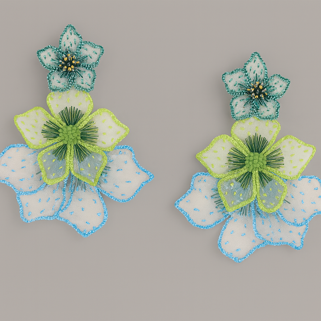 Maxi Peonie Earrings
