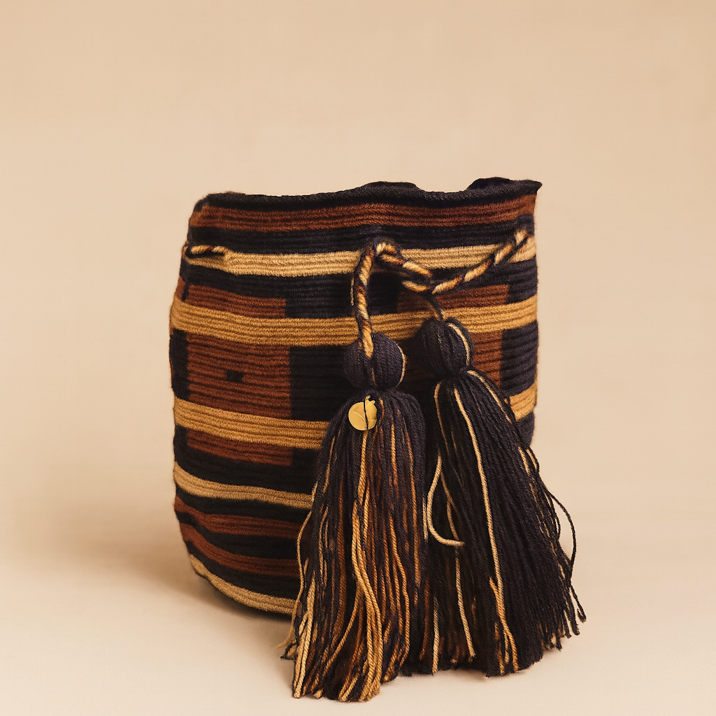 Handmade Small Crossbody Wayuu Violet