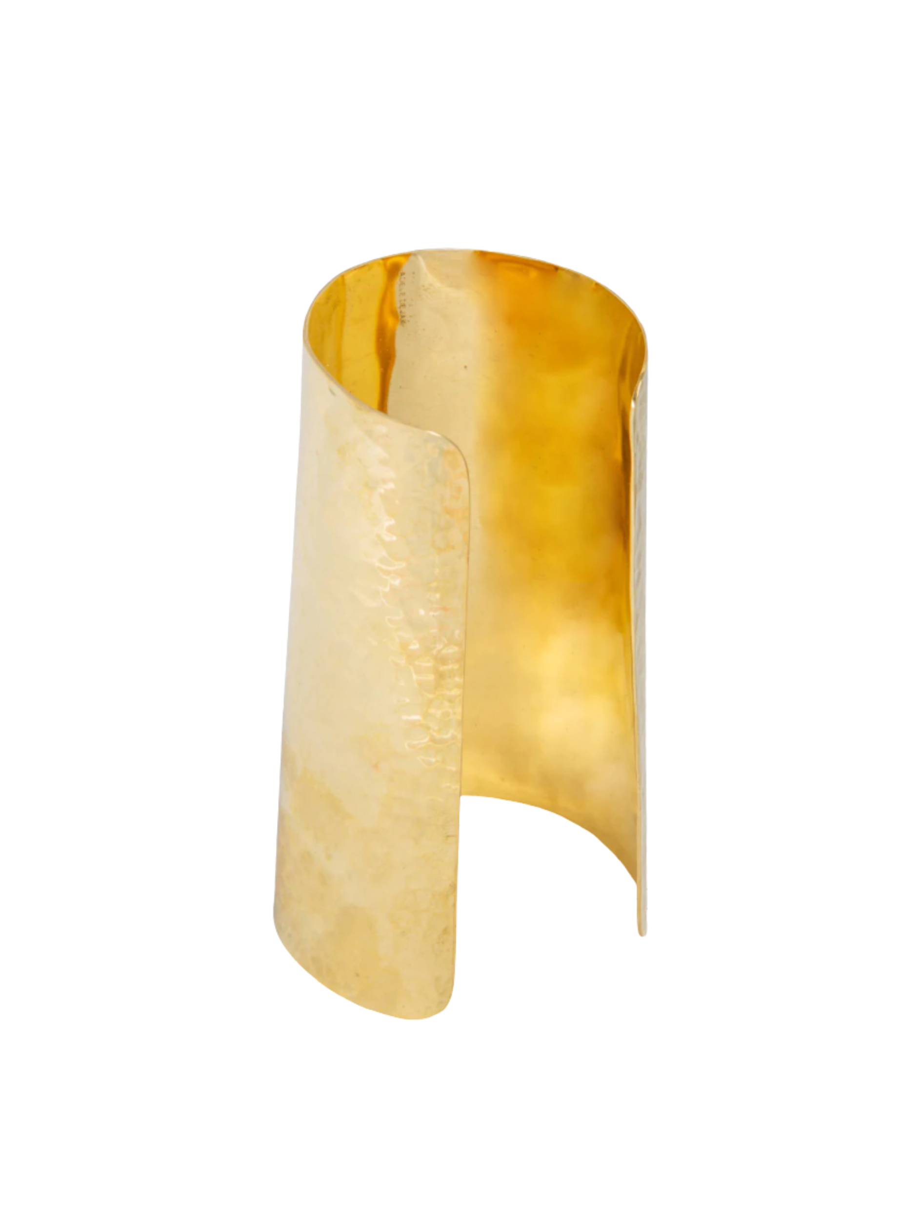 Gold Cuff Bracelet  with texture