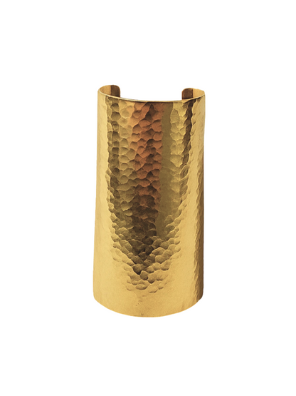 Gold Cuff Bracelet  with texture