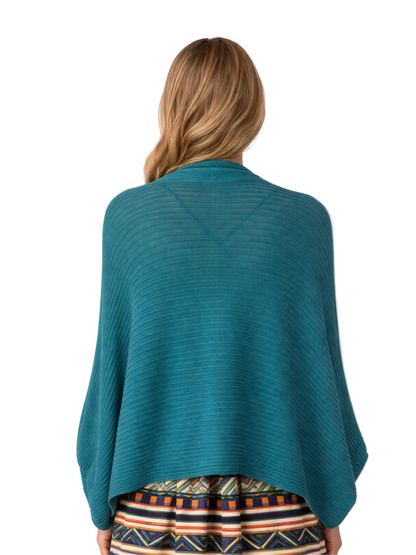 blue teal cardigan
