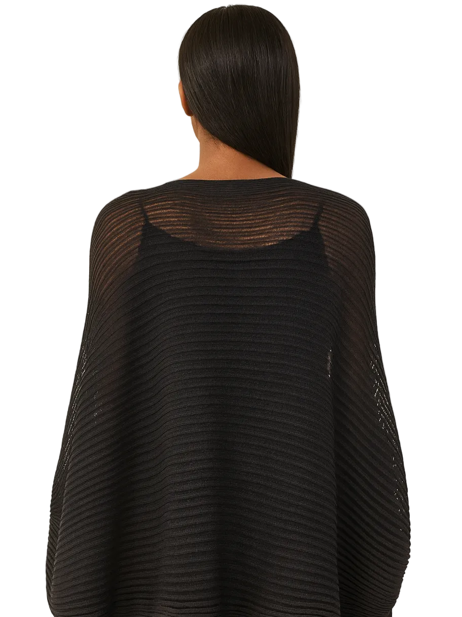 black cardigan