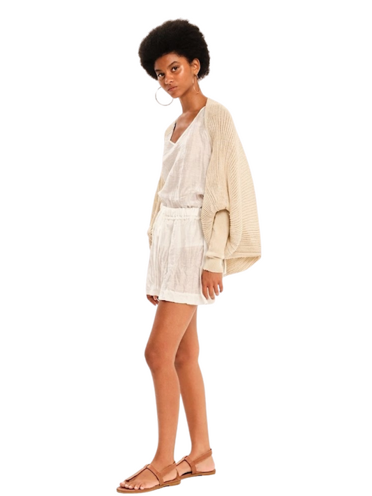 beige ecru cardigan