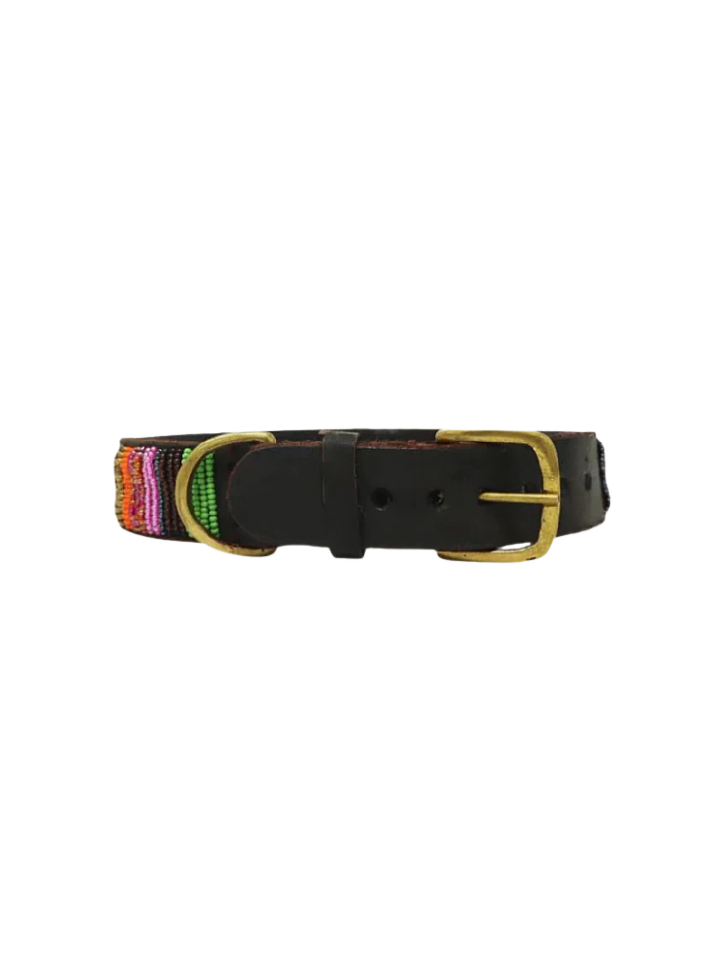 colorful Beaded Dog Collar 