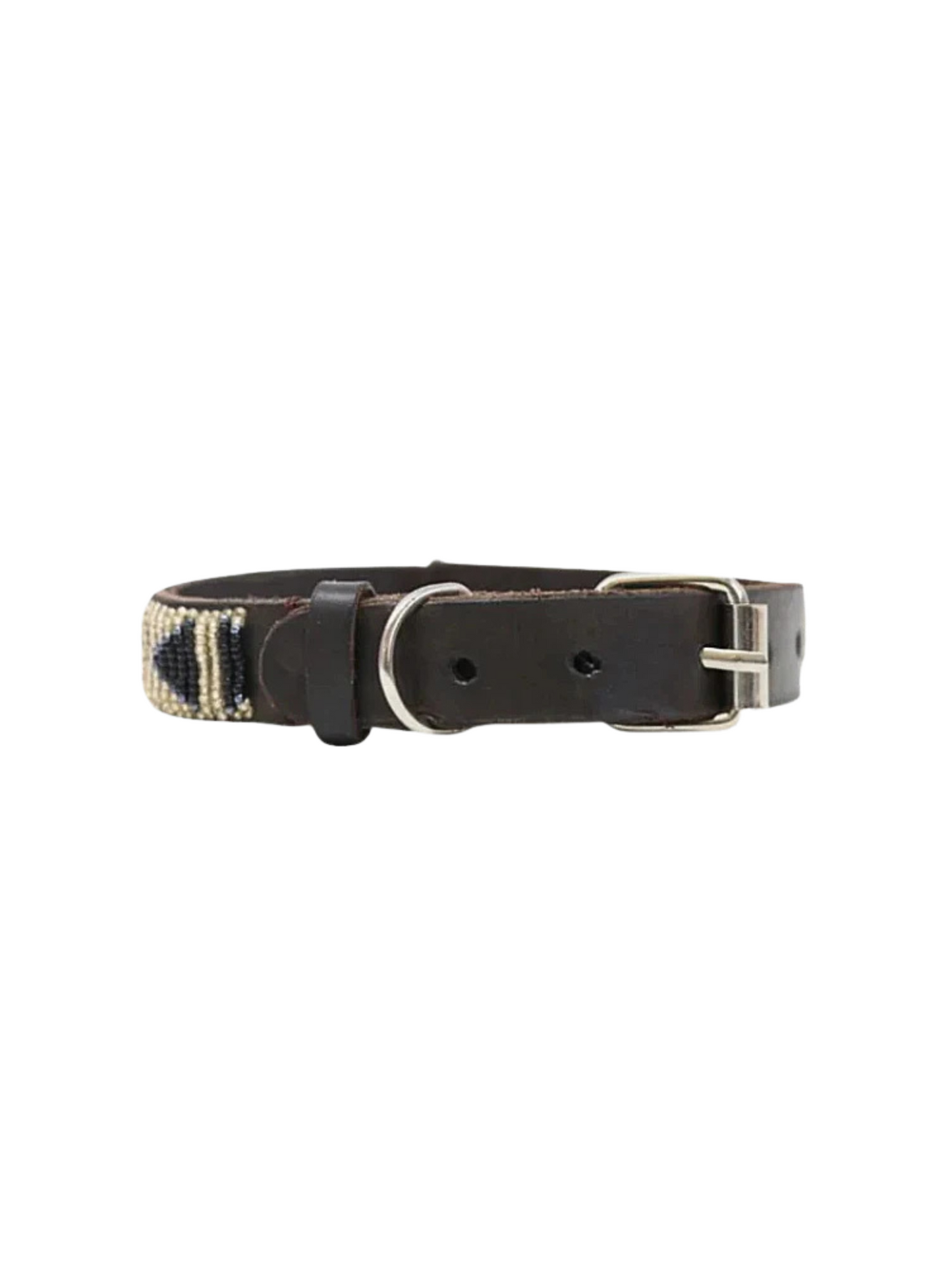black Beaded Dog Collar