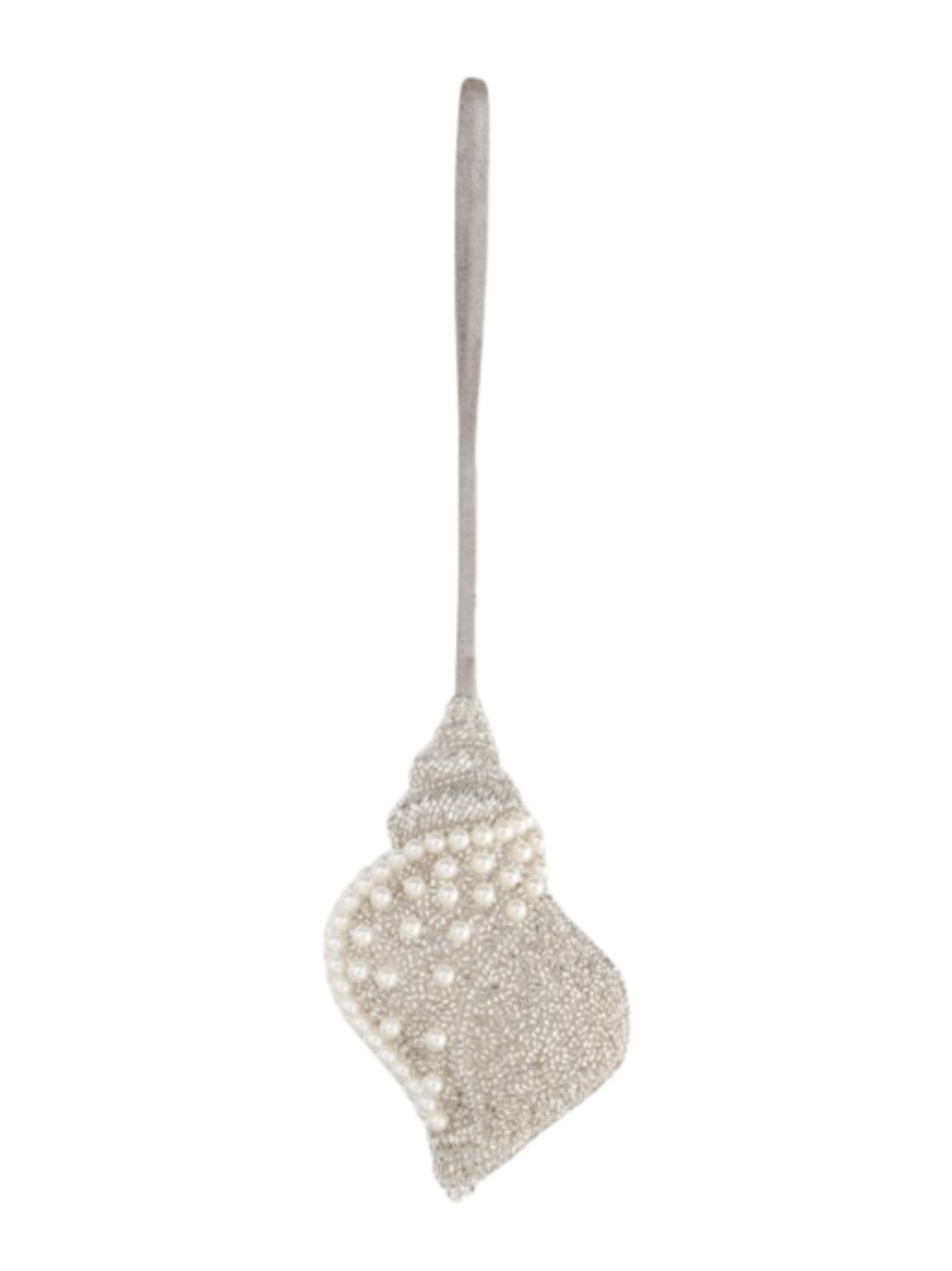decorative silver shell charm