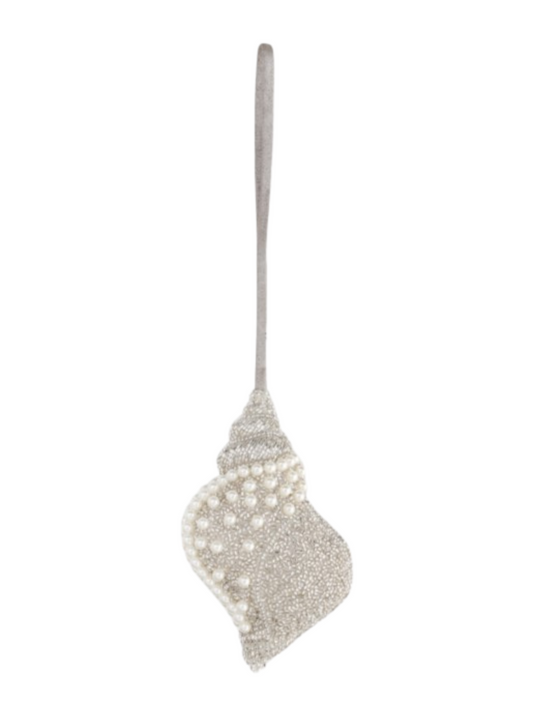 decorative silver shell charm