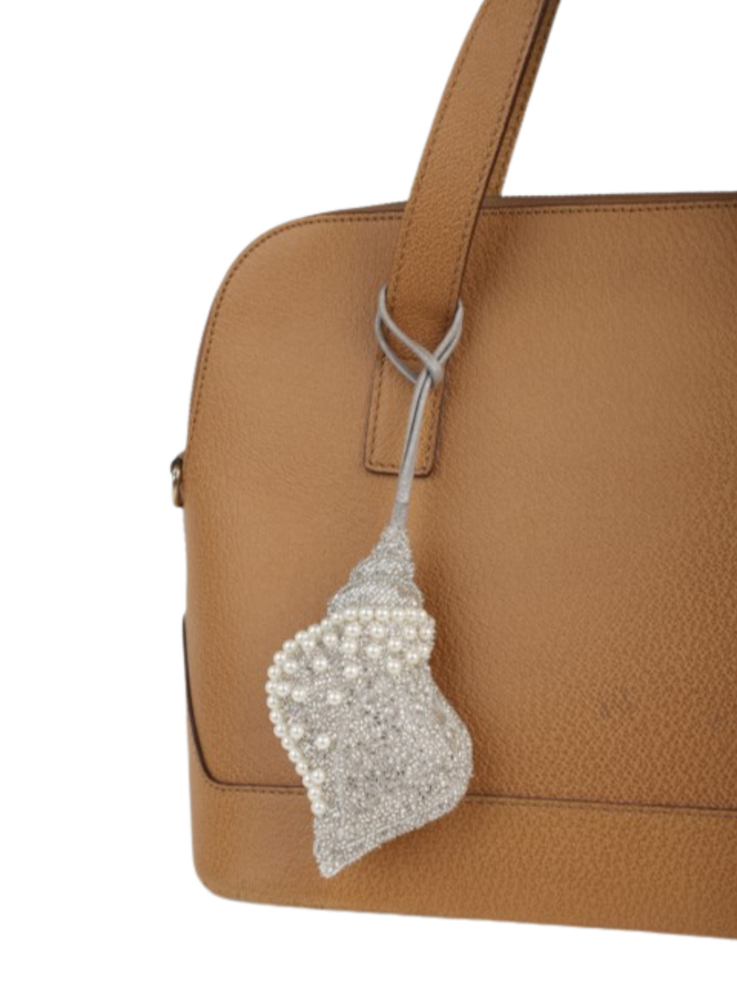 decorative silver shell charm