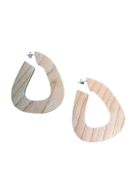 wood earrings