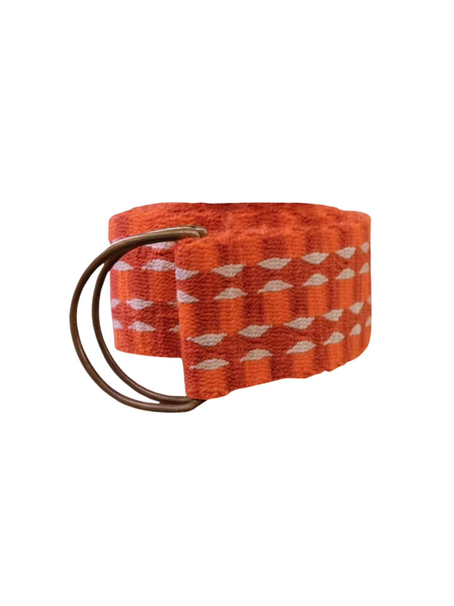 woven orange belt