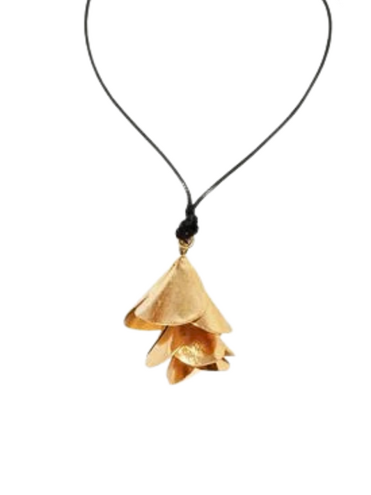 24k gold-plated bronze necklace