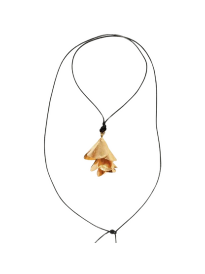 24k gold-plated bronze necklace