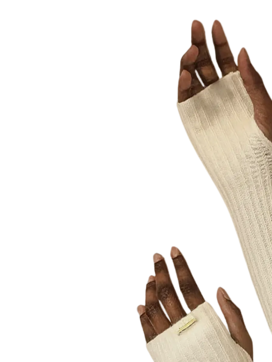 beige cashmere mittens
