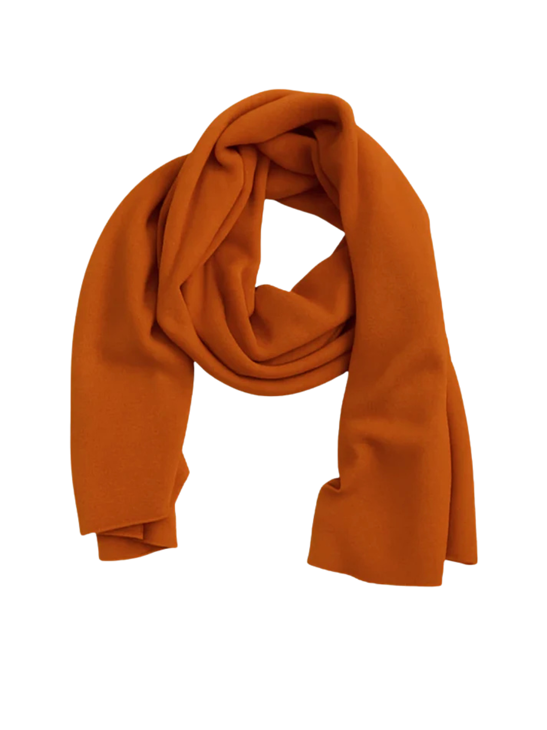 Orange scarf cashmere