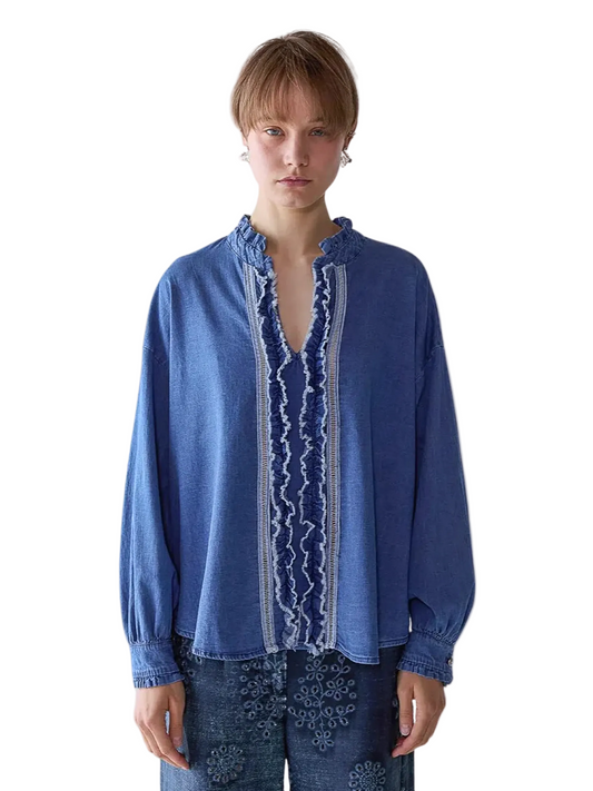 BLUE DENIM SHIRT