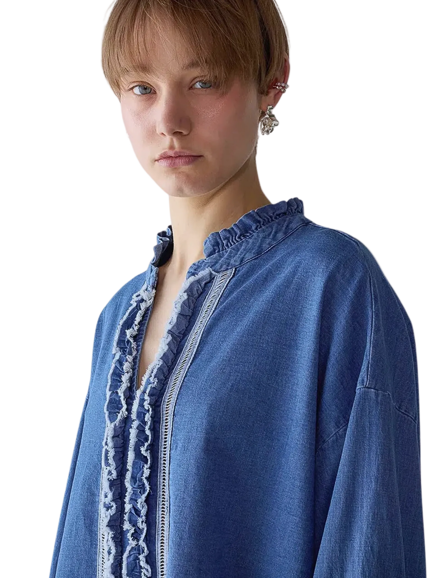 BLUE DENIM SHIRT