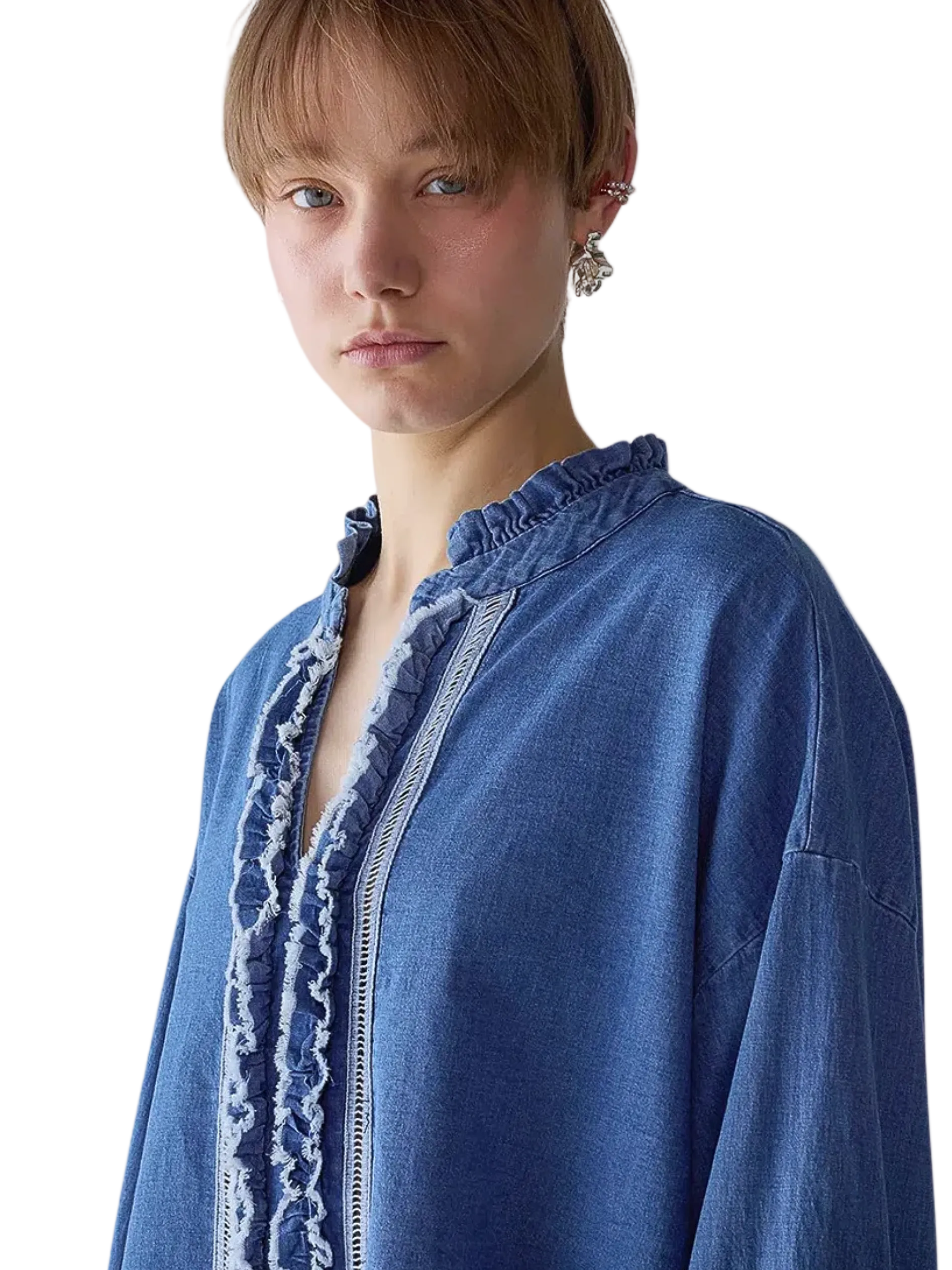 BLUE DENIM SHIRT