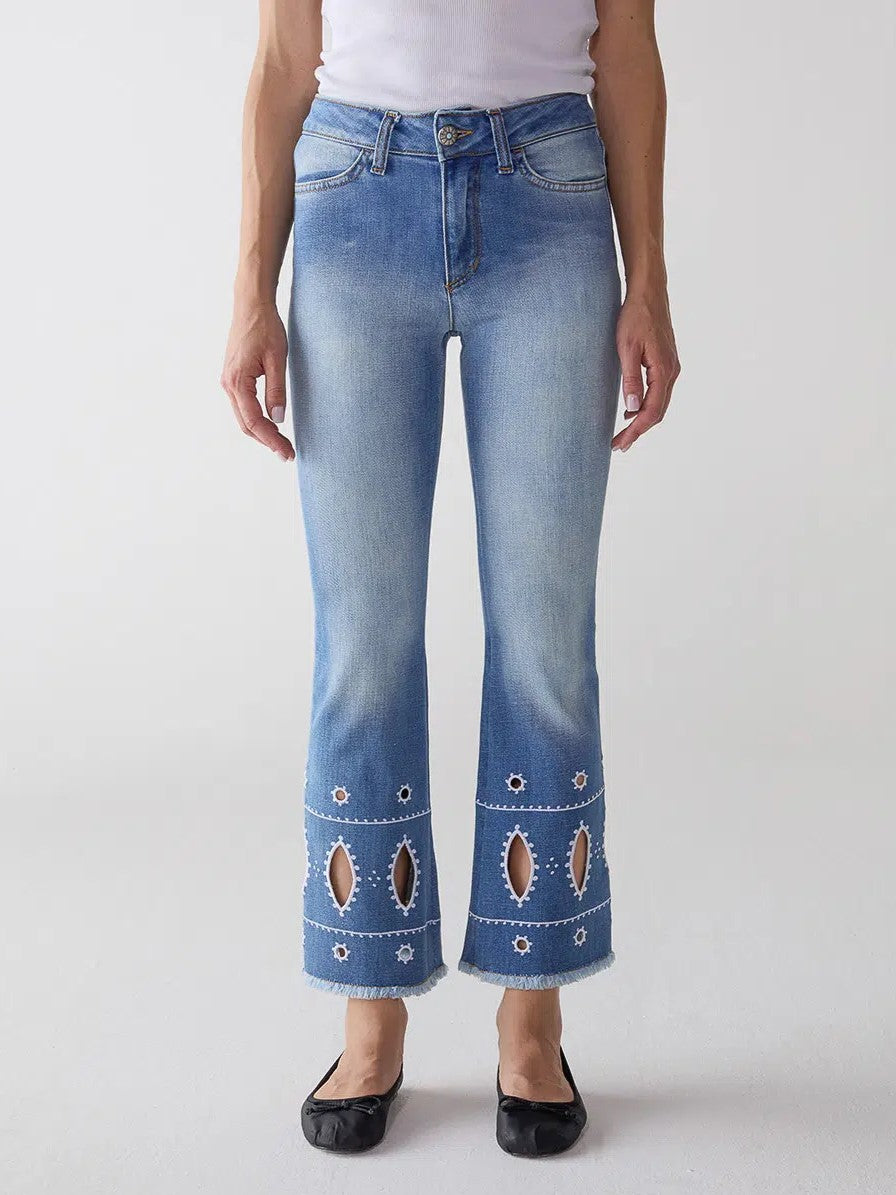Cropped Denim Jeans