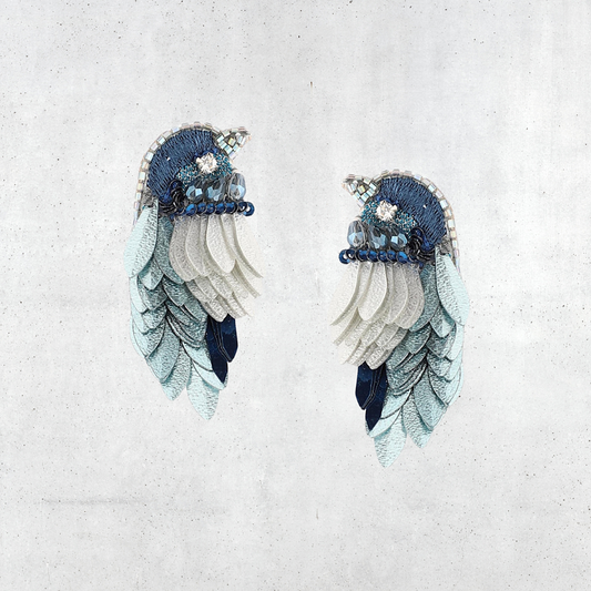 Robin Earrings Denim