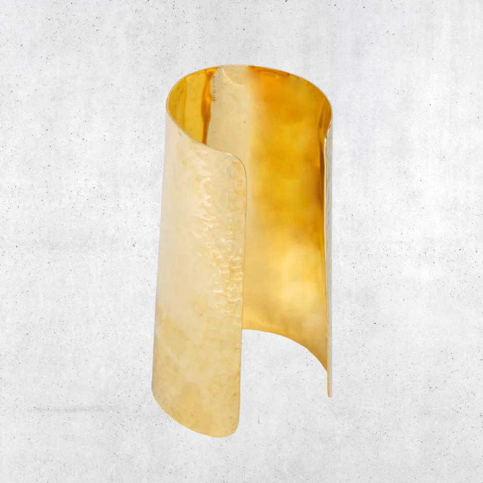 Amber Gold Plated Brass Bracelet