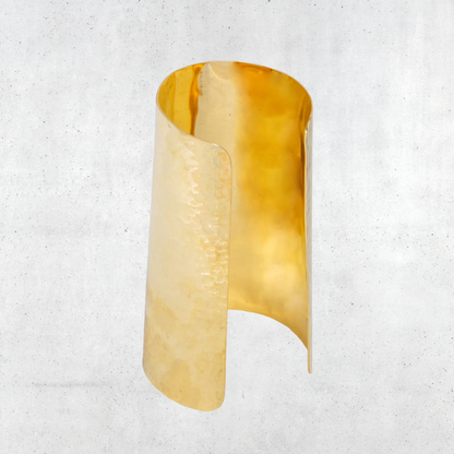 Amber Gold Plated Brass Bracelet