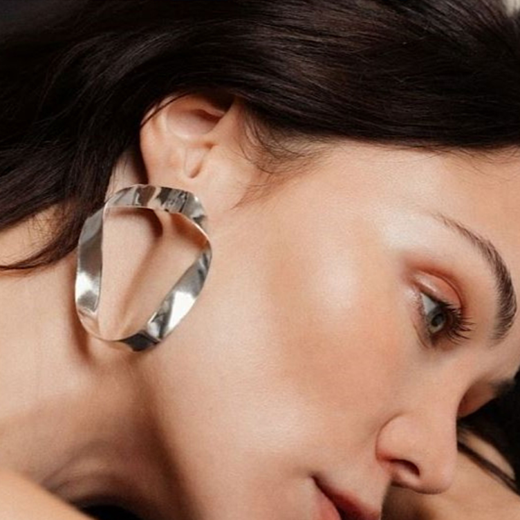 Onda Maxi Stud earrings