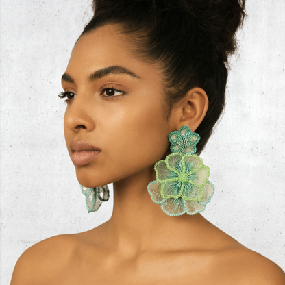 Maxi Peonie Earrings