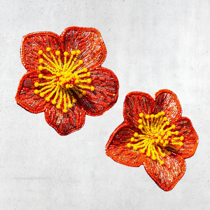 Hibiscus Earrings