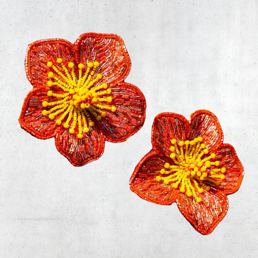 Hibiscus Earrings