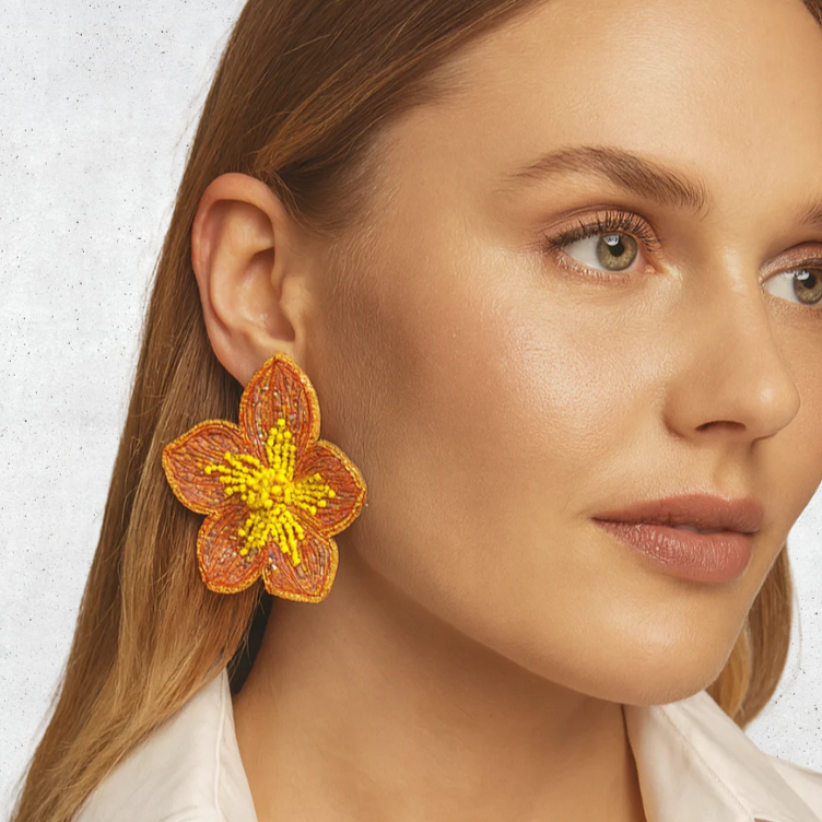 Hibiscus Earrings