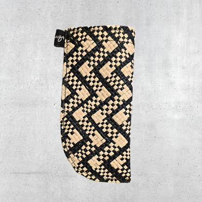 Woven Straw Glass Case