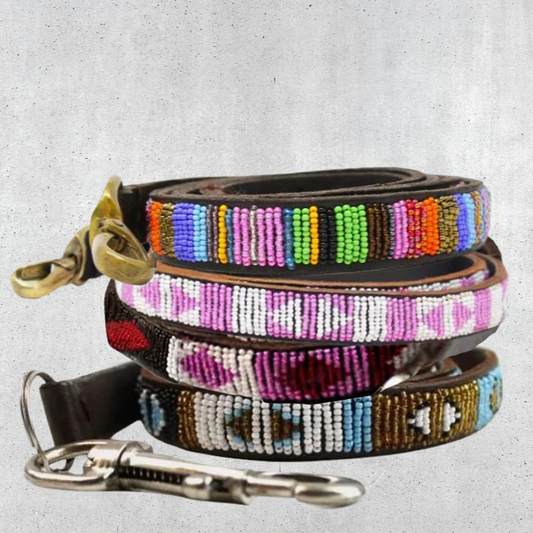 Beaded Dog Lead