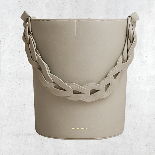 Louise Large Off White Bucket Bag