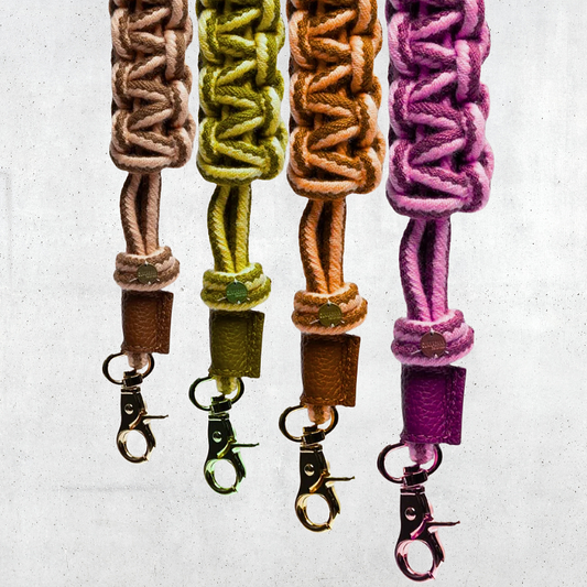 Short Macrame Bag Strap