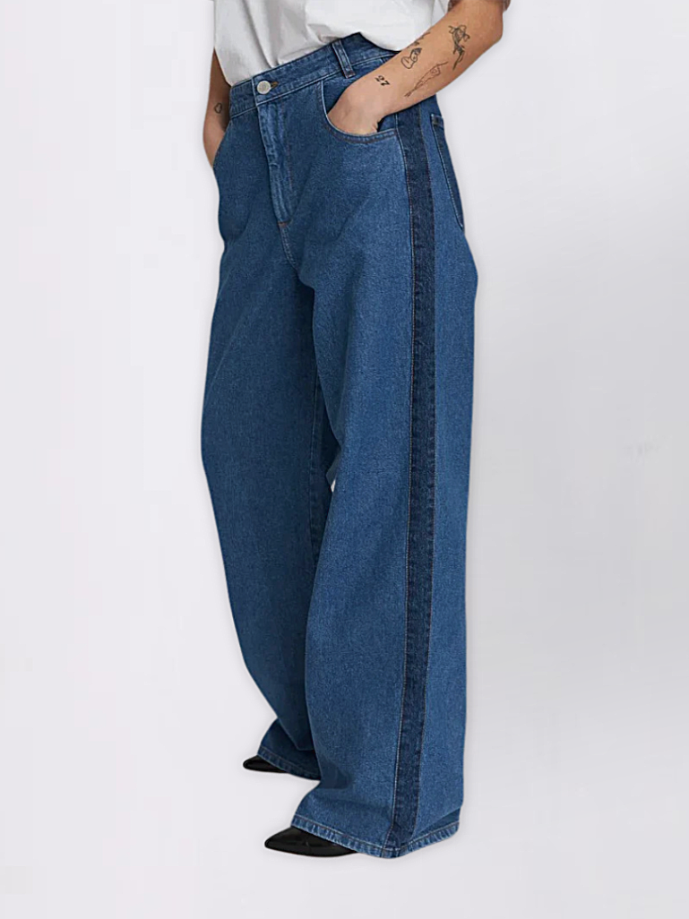 Two Tone Denim pants
